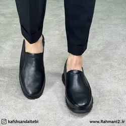 کفش طبی مردانه مدل چارلی (چرم طبیعی )