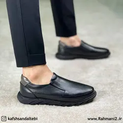 کفش طبی مردانه مدل چارلی (چرم طبیعی )