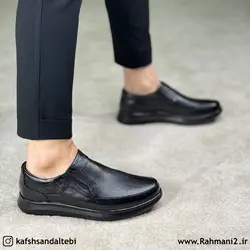 کفش طبی مردانه چرم طبیعی مدل شیکاگو