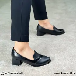 کفش طبی پاشنه دار زنانه مدل استیکر