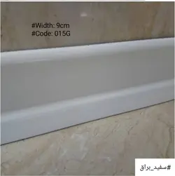 قرنیز سفید براق - پروفیل سامان