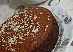 کیک با شیره انگور یا خرما یا انجیر