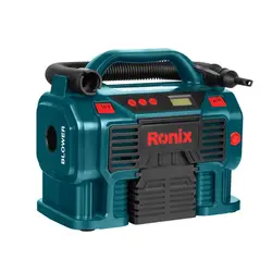 مینی کمپرسور 3 کاره (کیف دار) مدل RH-4261B رونیکس Ronix RH-4261B Cigar Lighter Air Compressor