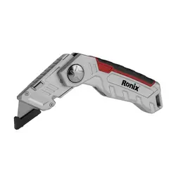 کاتر رونیکس ذوزنقه ای تاشو 19 میلی‌متری RH-3009 ا Ronix Knife Cutter RH-3009