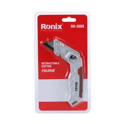 کاتر رونیکس ذوزنقه ای تاشو 19 میلی‌متری RH-3009 ا Ronix Knife Cutter RH-3009
