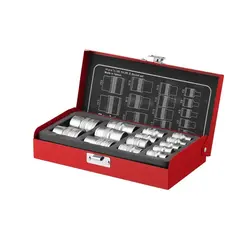 جعبه بکس 14 پارچه 1/2 و 1/4 و 3/8 اینچ E رونیکس مدل RH-2695 ا Ronix Socket Wrench Set RH-2695