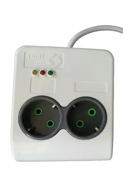 محافظ ولتاژ 2 خانه مخصوص یخچال و فریزر ارت دار
