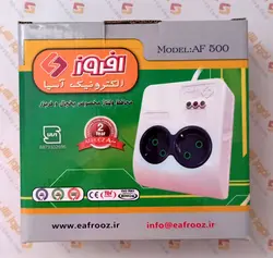 محافظ ولتاژ 2 خانه مخصوص یخچال و فریزر ارت دار