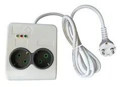 محافظ ولتاژ 2 خانه مخصوص یخچال و فریزر ارت دار