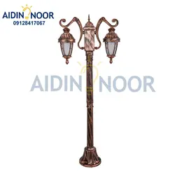 چراغ دو شعله آیدین حیاطی مدل آدرین - آیدین نور