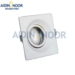 قاب هالوژن روشنایی آیدین مدل مربع کد B124W