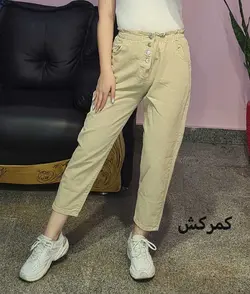 خرید مام استایل کرم زنانه کمرکش | Amirvip
