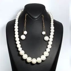 نیم ست مروارید کیفیت عالی کار شده به همراه طلا (NN.1015) - آسمون | فروشگاه سنگ و جواهرات