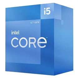 خرید قیمت پردازنده مرکزی اینتل مدل Core i5-12400F سری Alder Lake شش هسته ای سرعت 2.5 گیگاهرتز با سوکت 1700 LGA با توان مصرفی 65 وات - آترا کامپیوتر