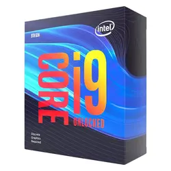 خرید قیمت پردازنده مرکزی اینتل مدل Core i9-9900 سری Coffee Lake هشت هسته ای سرعت 5.0 گیگاهرتز سوکت LGA 1151 توان مصرفی 65 وات با پردازنده ی گرافیکی Intel UHD Graphics 630 - آترا کامپیوتر