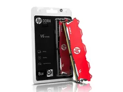 خرید قیمت رم دسکتاپ DDR4 اچ پی سری V6 Red تک کاناله 2666 مگاهرتز CL18 ظرفیت 8 گیگابایت - آترا کامپیوتر