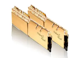 خرید قیمت رم دسکتاپ DDR4 جی اسکیل سری Trident Z Royal RGB GOLD دو کاناله 3600 مگاهرتز CL18 ظرفیت 64 گیگابایت - آترا کامپیوتر