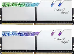 خرید قیمت رم دسکتاپ DDR4 جی اسکیل سری Trident Z Royal SILVER دو کاناله 4266 مگاهرتز CL17 ظرفیت 32 گیگابایت - آترا کامپیوتر
