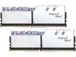 خرید قیمت رم دسکتاپ DDR4 جی اسکیل سری Trident Z Royal SILVER دو کاناله 4266 مگاهرتز CL17 ظرفیت 32 گیگابایت - آترا کامپیوتر