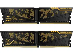 خرید قیمت رم دسکتاپ DDR4 تیم گروپ سری VULCAN TUF Gaming Alliance دو کاناله 3200 مگاهرتز CL16 ظرفیت 32 گیگابایت - آترا کامپیوتر