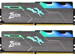 خرید قیمت رم دسکتاپ DDR4 کینگ مکس سری Zeus Dragon RGB دو کاناله 3200 مگاهرتز CL17 ظرفیت 32 گیگابایت - آترا کامپیوتر
