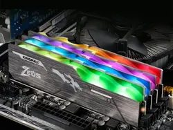 خرید قیمت رم دسکتاپ DDR4 کینگ مکس سری Zeus Dragon RGB دو کاناله 3200 مگاهرتز CL17 ظرفیت 32 گیگابایت - آترا کامپیوتر