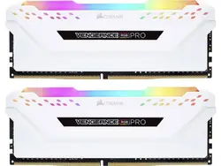 خرید قیمت رم دسکتاپ DDR4 کورسیر سری VENGEANCE RGB PRO WH دو کاناله 3200 مگاهرتز CL16 ظرفیت 32 گیگابایت - آترا کامپیوتر