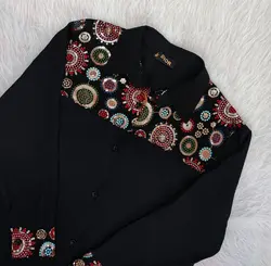 مانتو پولک دوزی و خامه دوزی بابوس