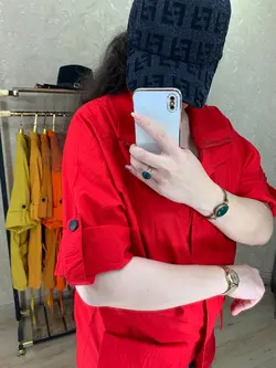 کت لنین رنگین کمان زیپ دار