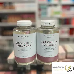قرص کلاژن ساز کوکونات اصل ۱۸۰عددی Coconut Collagen My Vitamins