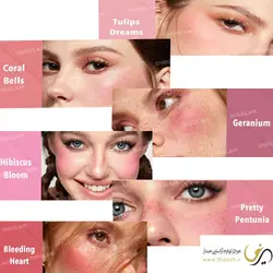 پالت شش رنگ رژگونه برند شیگلم مدل FLORAL FLUSH BLUSH