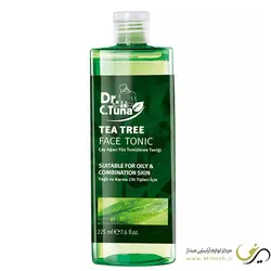 تونر پاک کننده آرایش صورت دکتر سی تونا مدل Tea Tree حجم ۲۲۵ میلی لیتر