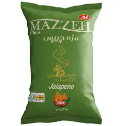 چیپس هالاپینو سایز بزرگ مزمز - 120 گرم - مزه چیپس