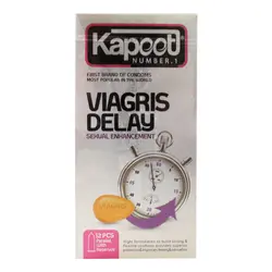 کاندوم مدل Viagris Delay کاپوت - بسته 12 عددی