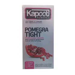 کاندوم مدل pomegra tight کاپوت - بسته 12 عددی