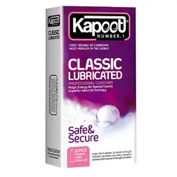 کاندوم مدل Classic Lubricated کاپوت - بسته 12 عددی