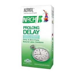 کاندوم تاخیری مدل Prolong Delay کدکس - بسته 12 عددی