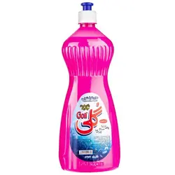 مایع ظرفشویی صورتی گلی - 1 لیتر
