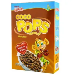 غلات صبحانه با طعم کاکائویی بر پایه گندم و ذرت ماماتین - 375 گرم