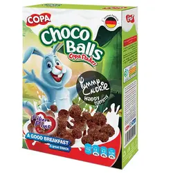 غلات صبحانه با طعم کاکائویی بر پایه گندم و ذرت کوپا  - 300 گرم