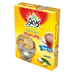 پولکی بدون قند زنجبیلی کامور - 150 گرم