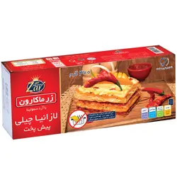 لازانیا چیلی پیش پخت زر ماکارون - 300 گرم