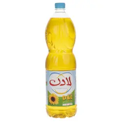 روغن مایع آفتابگردان حاوی ویتامین D&E لادن - 1.5 لیتر