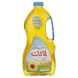 روغن مایع آفتابگردان حاوی ویتامین D&E لادن - 1.8 لیتر