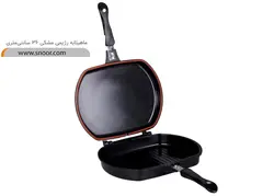 ماهیتابه رژیمی مشکی 36 سانتیمتری