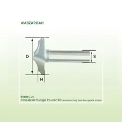 تیغ لبه شیب کلاسیک CNC چوب بلیدکات