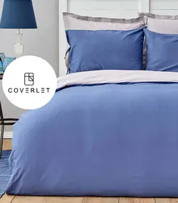 روتختی طوسی و آبی مدرن کاوری مدل Indigo - کاورلت