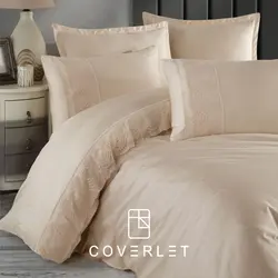 روتختی بژ کاوری دونفره مدل Valinor - کاورلت