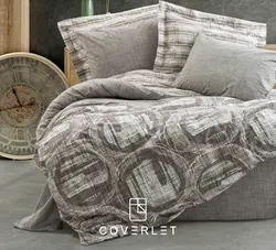 روتختی طوسی قهوه‌ای طرح‌دار کاوری مدل Root - کاورلت