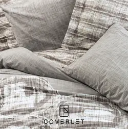 روتختی طوسی قهوه‌ای طرح‌دار کاوری مدل Root - کاورلت